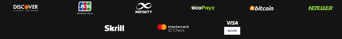 Betify Casino méthodes de paiement avec Visa, Mastercard, Skrill, Neteller, Bitcoin, ecoPayz, MiFinity, JCB et Discover